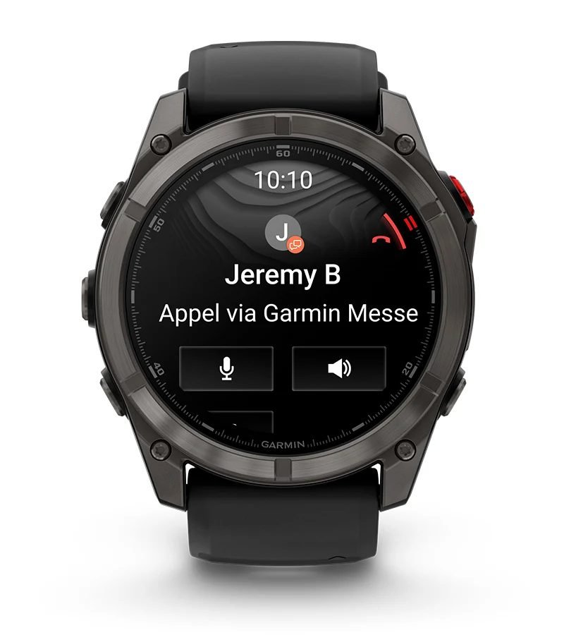 fēnix® 8 Pro – 51 mm, AMOLED – haut-parleur & micro intégrés
